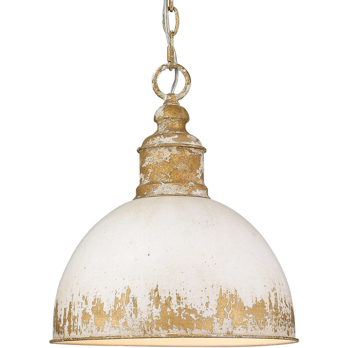 Golden Lighting 0809-M VG-AI Alison 1 Light 12 inch Vintage